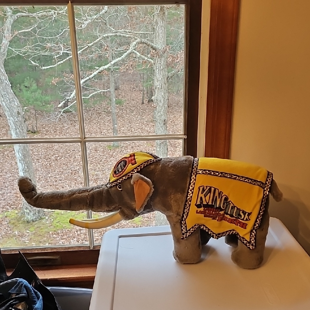 King Tusk Elephant Plush Toy